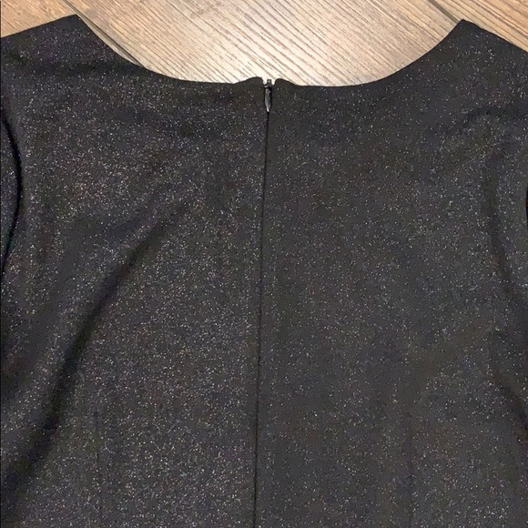Black Sparkle Knit Dress - Picture 5 of 8